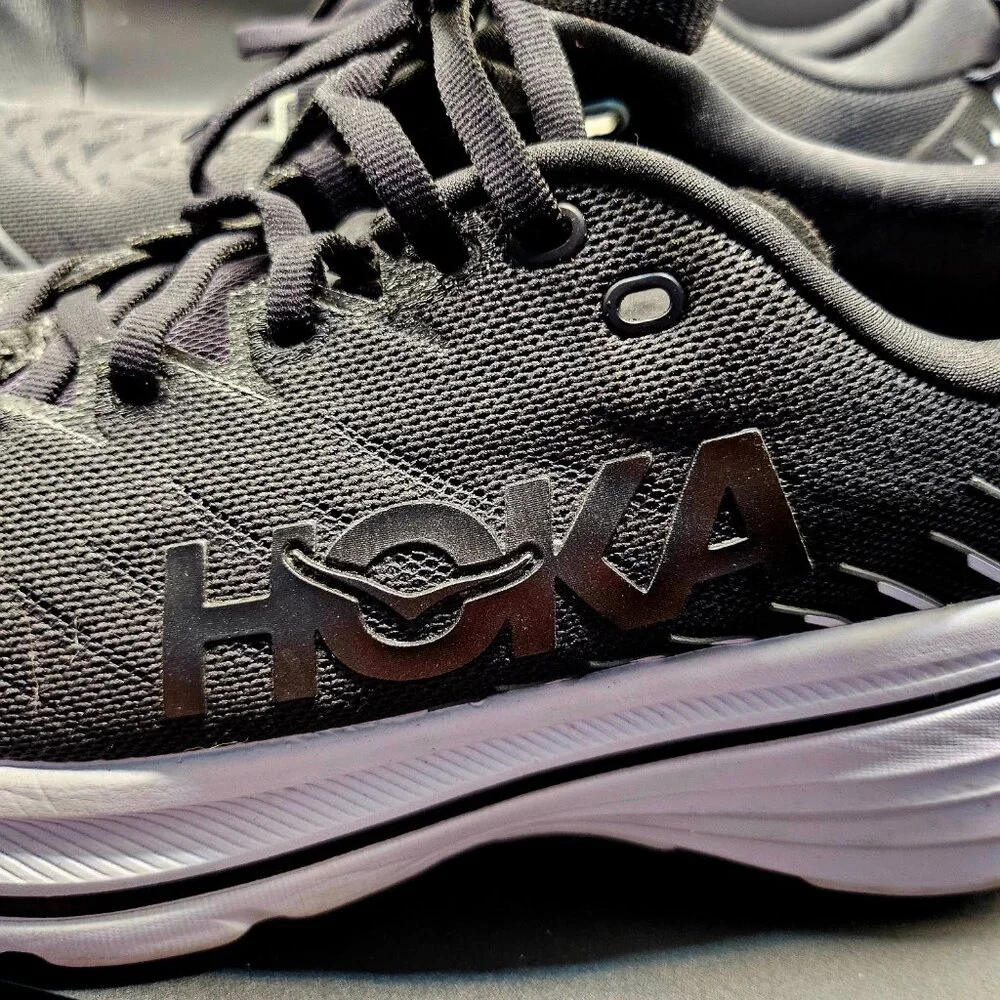 HOKA One One in Black, Size Women 9, Used Once, Almost Brand New Condition - Picture 7 of 8
